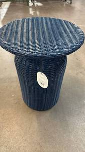 lot 2150 image: Threshold Patio Bistro Table 27 in H x 21.5 in Diameter