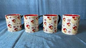 lot 2153 image: Festive Voice Mug 16.7 fl oz 494 ml Set of 4