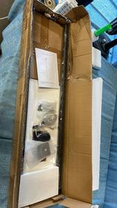 lot 3001 image: Floor Standing TV Mount with Pole and Square Base