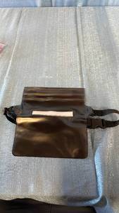 lot 3004 image: Black Waterproof Shoulder Bag with Adjustable Strap