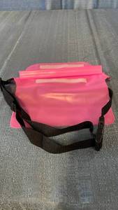 lot 3005 image: Pink Waterproof Shoulder Bag with Adjustable Strap