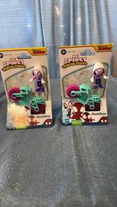 lot 3046 image: Hasbro Marvel Spidey Amazing Friends Ghost-Spider Figure Set 2 Pack