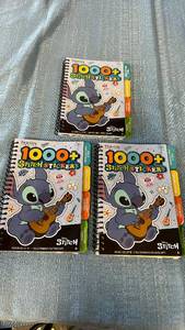 lot 3054 image: Disney Stitch 1000 Sticker Collection Lot of 3 Spiral Bound Books