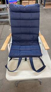 lot 3083 image: Padded Backpack Beach Chair Room Essentials