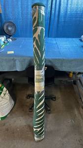 lot 8043 image: Threshold Outdoor Rug 5 ft x 7 ft Green Palms