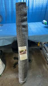 lot 8044 image: Threshold 5 ft x 7 ft Outdoor Rug Charcoal Braided
