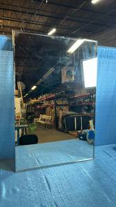 lot 8057 image: Renwil MT-553 Mirror with Metal Frame and Picture Hangers