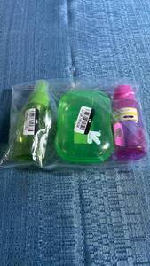 lot 8116 image: up & up Hair Care & Styling Set Green Soap Spray Bottles Lot