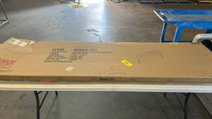 lot 8134 image: Upholstered King Headboard 80063-721 Warm Gray