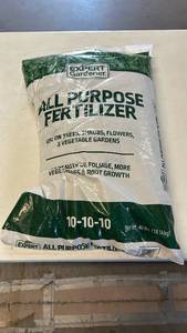 lot 8135 image: Expert Gardener All Purpose Fertilizer 10-10-10 40 lbs