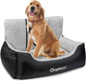 lot 30596 image: BurgeonNest Dog Car Seat for Small Dogs & Cats Under 55 lbs,Black