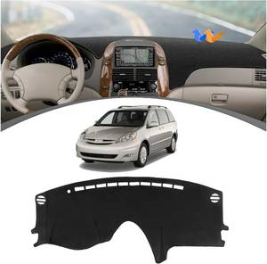 lot 30600 image: FIILINES Dash Cover for 2004-2010 Toyota Sienna, Dashboard Mat, Black