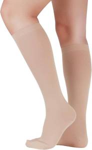 lot 30629 image: Lin Performance Compression Socks 20-30 mmHg, Closed Toe, Knee-High (L)