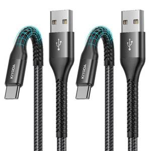 lot 30636 image: USB to USB C Cable 3A Fast Charging 6FT USB A to USB C Cable for CarPlay