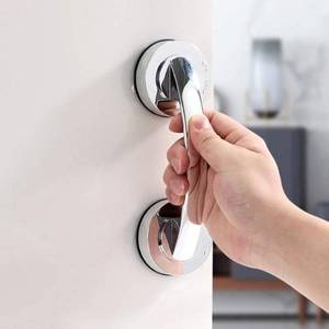 lot 30645 image: (Silver)Glass door and window sliding door without hole suction cup handle