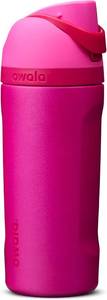 lot 30648 image: Owala FreeSip Kids Stainless Steel Water Bottle 16 oz Read My Lips