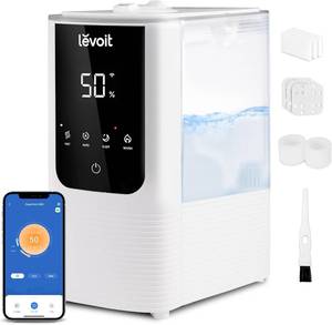 lot 30685 image: Levoit Humidifiers for Bedroom, Smart Warm and Cool Mist, Symptom Relief