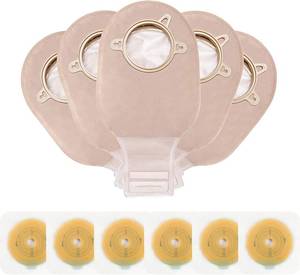 lot 30687 image: Carbou 21 PCS Colostomy Bags, Two Piece Ostomy Bag with Vercol Closure 12