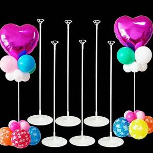 lot 30696 image: Balloon Sticks & Stands with Cups - 6 Sets, 28 Tall Balloon Column Kit