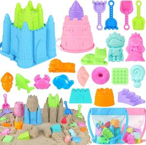 lot 30720 image: IVENRXIU Beach Toys,Sandcastle Building Kit,Outdoor Toys for Kids Ages 3-10
