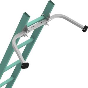 lot 30728 image: Ladder Stabilizer, Heavy Duty Aluminum for Roof Gutter Cleaning, Non-Slip