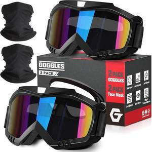 lot 30773 image: OXG ATV & Dirt Bike Goggles - UV400 Dustproof Lens
