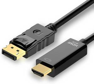 lot 30789 image: 4K 60Hz DP to HDMI Cable 6ft for LaptopDesktopMonitor