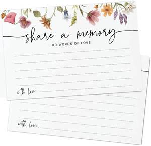 lot 30792 image: GardenCity Share a Memory Card - 50 Pack, 4 x 6, Wildflower