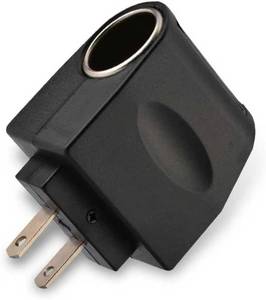 lot 30798 image: Car 110-220V AC to 12V DC Cigarette Lighter Power Converter, US Plug, 500mA