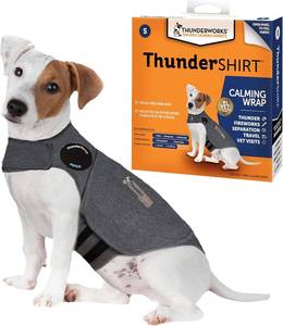 lot 30807 image: ThunderShirt for Dogs Calming Anxiety Vest, Small, Heather Gray