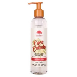 lot 30809 image: Tree Hut Bare Coco Colada Shave Oil, 7.7 fl oz, Gel-to-Oil Formula