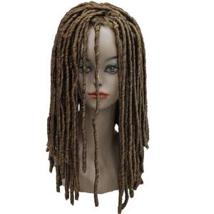 lot 30826 image: Lydell Crochet Braids Wigs Dreadlocks Wig (2733 Strawberry BlondeAuburn)