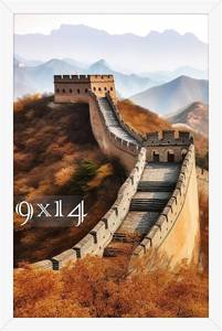 lot 30844 image: Picrit 9x14 Picture Frame, Photo Frame for Wall Mounting Display, White