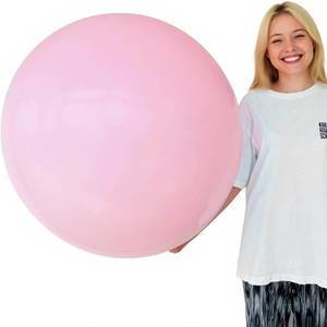 lot 30855 image: Big Pink Balloons, 36 Inch Pastel Pink Balloons, Photo Shoot