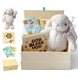 lot 30873 image: Praise Bunny Gift Set for Kids   11 Singing Plush Toy with Bible Songs