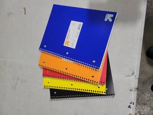 lot 30969 image: College Ruled Blue 1-Subject Spiral Notebook up&up 70 pages 5-Pack