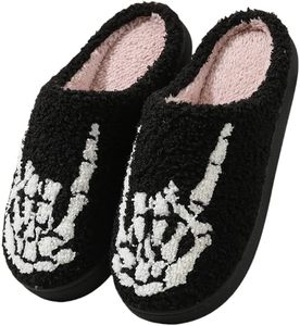 lot 30961 image: Halloween Slippers for Women & Men, Memory Foam, Wool-Lined IndoorOutdoor 43-44