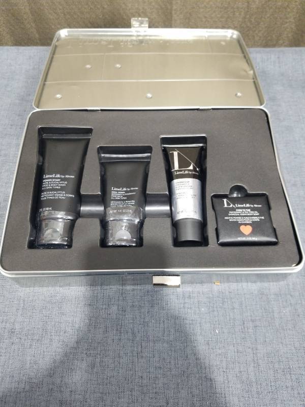 lot 1638 image: LimeLife by Alcone Skincare Set with 4 Products in Case