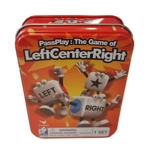 lot 171 image: Classic Left Center Right Game in a Tin