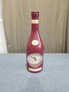 lot 183 image: Unique Red Wine Bottle Clock 16