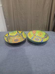 lot 203 image: Vancasso Porcelain Bowls Set of 2 Decorative Dishes