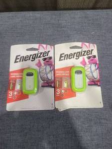 lot 208 image: (2) Energizer Wearable LED Clip Light with 3 Modes