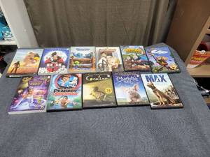 lot 327 image: Lot of 11DVDs Animated Films and Family Movies