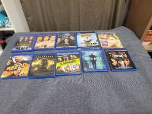 lot 328 image: Blu-ray Movie Lot 10 Films Action Drama Thriller