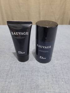 lot 334 image: Dior Sauvage After-Shave Balm and Deodorant Stick Set