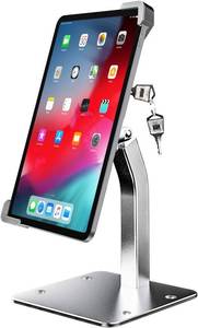 lot 47121 image: Anti Theft Tablet Kiosk Stand for 9-14 Tablet, Security iPad Desk Floor Stand, Heavy Duty Tablets POS Display Mount with Lock and Key, Compatible iPad Pro 13Air, Surface ProGo, Galaxy Tabs - Retail $80