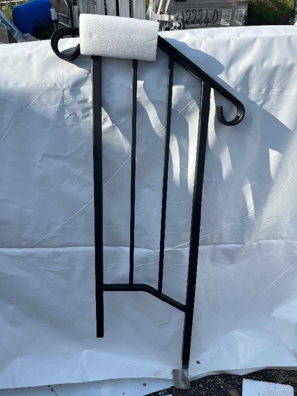 lot 55 image: Fortin IronWorks - Professional Quality Steel Hand Rail - One step