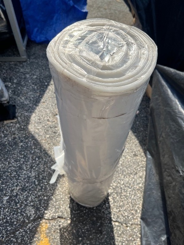 lot 106 image: Zip Wall Plastic Large Material Roll 36