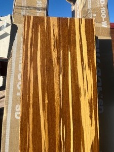 lot 61 image: Bundle of 6 Exotic Wood Tongue & Groove Pieces - Great Wall Decor, Great Unique