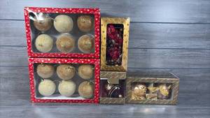 lot 125 image: Dillards Christmas Ornaments